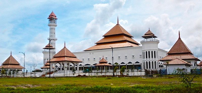 Masjid Taman Ilmu, Masjid Terbesar dan Termegah di Terengganu. Boleh Memuatkan 10,000 Jemaah 