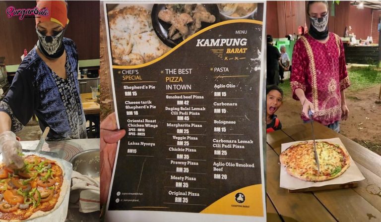 kedai makan di melaka ini memotong pizza dengan parang, paling unik dalam malaysia !