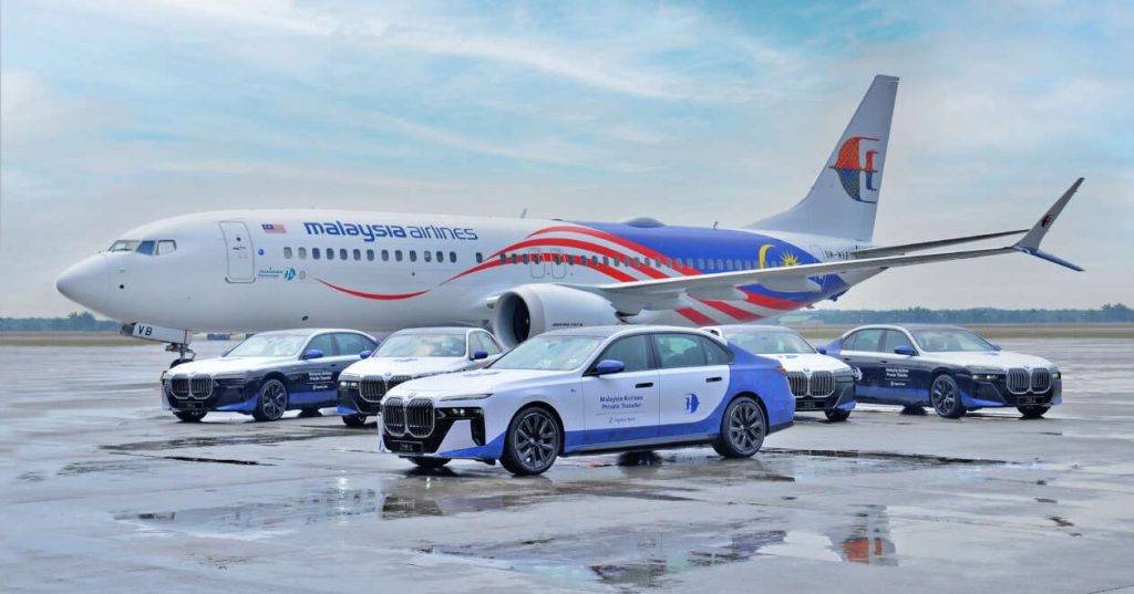 BMW i7 Malaysia Airlines